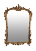 French gilt wood mirror